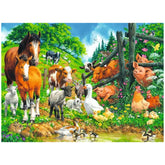 Ravensburger - Rassemblement d'animaux - 100 pièces - Puzzles